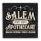 Stupell Industries Salem Apothecary Vintage Witch Sign Square Framed Giclée Wall Art